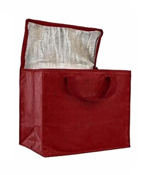 SAC ISOTHERME BORDEAUX 36X20X30CM