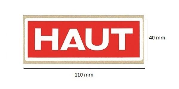 ETIQUETTE HAUT 40X110MM