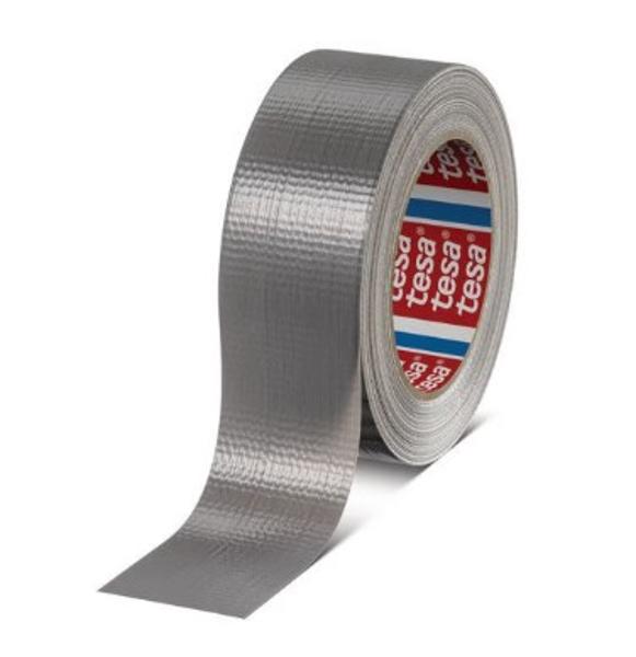 ADHESIF TOILE  ARGENT 175µ 50MMX50M